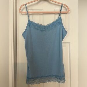 Cato Blue Lace Cami Top